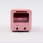 เตาอบโลหะจิ๋วสีชมพูเหมาะสำหรับนักสะสมของจิ๋วและนำไปตกแต่งบ้านตุ๊กตา obitsu11