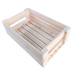 ลังไม้สน ขนาด 30x50x20ซม. เครือบสี รุ่น LM5 - ลังไม้สน ลังไม้เอนกประสงค์ กล่องไม้ งานปราณีต คุณภาพเยี่ยม!