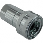 HNV-04-BSP-FEMALE ข้อต่อสวมเร็วแรงดันสูง HNV - 1/4" BSP - Socket ทนแรงดัน 6750PSI ISO7241-1B interchange ชิ้น