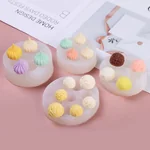 แม่พิมพ์จำลองไอศครีมจิ๋ว สีใส เหมาะกับงานเรซิ่นงานดินปั้นจิ๋วจากดินไทยดินญี่ปุ่น