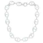 NB-644, 48 gm,45.5cm, Luxurious elegance silver,Necklace silver jewery