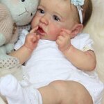 ตุ๊กตาเด็กจำลองแรกเกิดน้องมิเชล reborn Doll N P K brand สำหรับเป็นทารกจำลองผู้ที่รักการสะสมตุ๊กตาทารกจำลอง