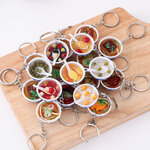 ของหวานจิ๋วจำลองอาหารญี่ปุ่นพวงกุญแจสำหรับนักสะสมและเป็นของที่ระลึก