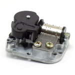 กล่องดนตรีสำหรับกระท่อม DIY ทำด้วยมือพิเศษประกอบการเคลื่อนไหวดนตรีกระท่อมวิลล่าห้องจับคู่การเคลื่อนไหวเมืองท้องฟ้าขนาดใหญ่