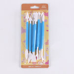 อุปกรณ์ปั้นดินสีฟ้าสำหรับนักปั้นดินจากดินไทย ดินเกาหลี ดินญี่ปุ่น มีหลากสีให้เลือกใช้