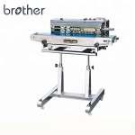เครื่องซีลสายพานมีเครื่องพิมพ์ในตัวแนวนอนมีล้อเลื่อน ยี่ห้อ BROTHER FRD-1000LD
