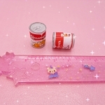 นมข้นกระป๋องจิ๋วสำหรับงานdoll house และสำหรับนักสะสมและประดิษฐ์ร้านขายโรตีจิ๋ว