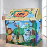 เต๊นท์เด็กบ้านบอลสไตล์สวนสัตว์จำลองเหมาะสำหรับเด็กทุกวัยเล่นเสริมจินตนาการ