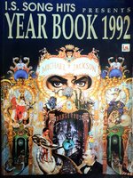I.S. SONG HITS YEAR BOOK 1992 ปก MICHAEL JACKSON ไมเคิล แจ็คสัน หนังสือเพลงฝรั่ง