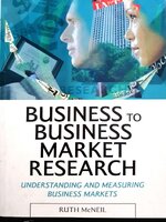 BUSINESS TO BUSINESS MARKET RESEARCH : Ruth Mcneil