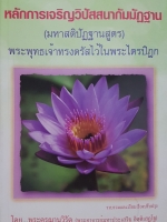 หลักการเจริญวิปัสสนากัมมัฏฐาน ( มหาสติปัฏฐานสูตร) พระพุทธเจ้าทรงตรัสไว้ในพระไตรปิฎก