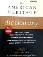 Company The American Heritage Dictionary: Fourth Edition (21st Century Reference) : Houghton Mifflin