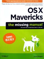 OSX MAVERICKS ; THE MISSING MANUAL : David Pogue