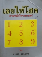 เลขให้โชค ตามหลักโหราศาสตร์ : มารวย รัตนเวท