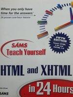 Sams Teach Yourself HTML in 24 Hours : Dick Oliver