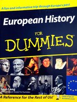 EUROPEAN HISTORY FOR DUMMIES : Sean Lang