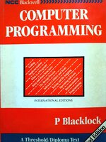 Computer Programming P Blacklock