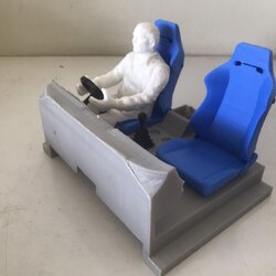 โคนโซน เบาะ ภายในรถ Toyota land cruiser LC70 1/10 RC