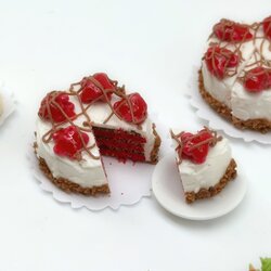 Miniature Sliced Cake