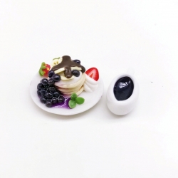 Miniature Dessert on plate ceramic