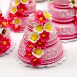 5 pieces/set Miniature Cake 3 layer