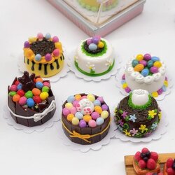 6 ชิ้น อีสเตอร์เค้ก ขนาด 2 cm.