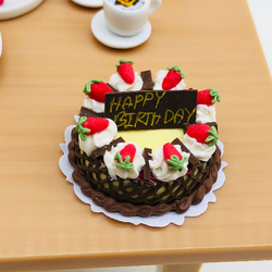 เค้กผลไม้จิ๋ว งานดินปั้น