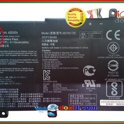 แบตเตอรี่แท้ Original - B31N1726 Battery For ASUS A15 FA506 A17 FA706 FX80 FX80GD FX86 FX86FM FX86FE FX504 FX505 Series Laptop Battery 11.4V 4240mAh 48Wh