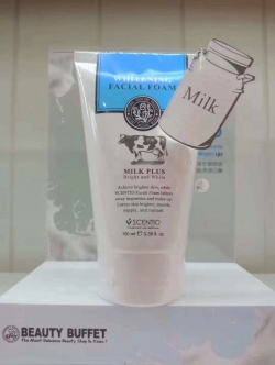 Beauty Buffet Scentio Milk Plus Whitening Q10 Facial Foam BB โฟมนม 泰国几乎人手一只"Q10牛奶洗面奶