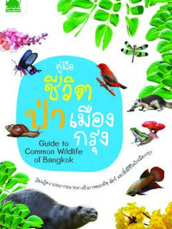 คู่มือชีวิตป่าเมืองกรุง มูลนิธิโลกสีเขียว