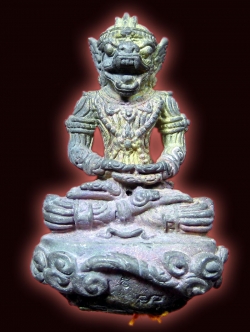 หนุมานล้มลุกเนื้อตะกั่ว หลวงปู่สาย วัดดอนกระต่ายทอง หมายเลข 1357