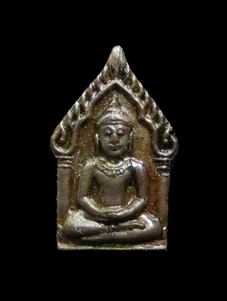 (9) พระขุนแผนยอดขุนพลจิ๋ว ลพ.สาคร เนื้อสัตตตะโลหะ ปี ๓๓ คลุกสีผึ้งหลวงปู่แก้ว