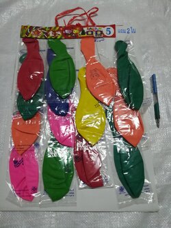 ลูกโป่งระเบิด แถม 2 ลูก แผง