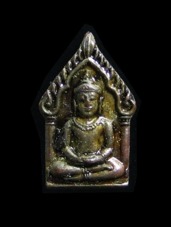 (16) พระขุนแผนยอดขุนพลจิ๋ว ลพ.สาคร เนื้อสัตตตะโลหะ ปี ๓๓ คลุกสีผึ้งหลวงปู่แก้ว