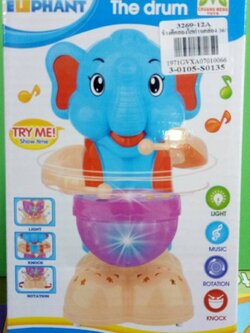 ช้างตีกลองใส่ถ่านกล่อง