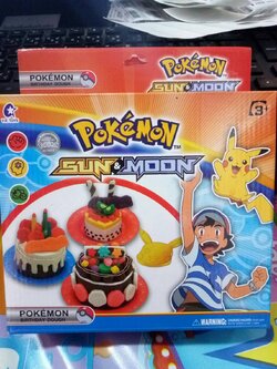 แป้งโดโปเกมอน+อุปกรณ์คละแบบกล่อง