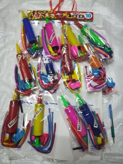 ลูกโป่งไส้ไก่+หัวใจ แถมกระบอกสูบ