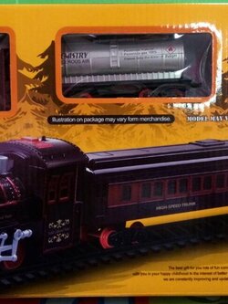 รถไฟใส่ถ่านกล่อง