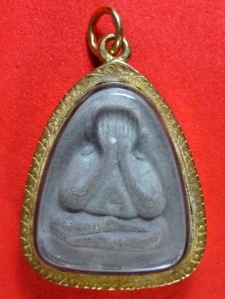 พระปิดตาเนื้อผงใบลานหลวงปู่โต๊ะ วัดประดู่ฉิมพลี "รุ่นปลดหนี้ พิมพ์หลังยันต์ตรี" ปี 2521 ..สภาพสวยเดิม