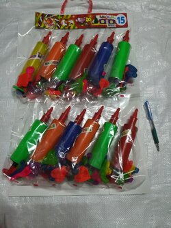 ลูกโป่งหัวใจ แถมกระบอกสูบ แผง