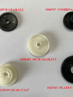 EPSON GEAR-KIT-LQ300 สินค้าใน 1 ชุดมี 5 ชิ้น GEAR MAINTENANCE KIT FOR EPSON LQ300/LQ300+/LQ300+ll/LQ1150/LX300/LX300+/LX300+ll 400 กรัม