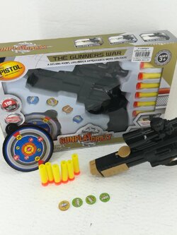 ชุดปืนกระบอกสั้น ชุดปืนคละสี ชุดปืนพร้อมอุปกรณ์