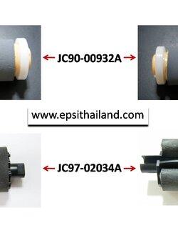 SAMSUNG/XEROX JC90-00932A PICKUP ROLLER TRAY2 & JC97-02034A PICK UP ROLLER MP TRAY FOR SAMSUNG ML-3050/3051/3470/3471 XEROX PHASER 3428/3435 500 กรัม
