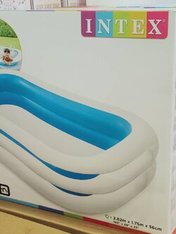 สระ สระน้ำ2.6 เมตร สระน้ำเป่าลม สระเป่าลม สระน้ำเป่าลมใหญ่ 2.62 เมตร สระน้ำเด็ก อินเทคของแท้ สระเป่าลม รับประกัน 2.62m.