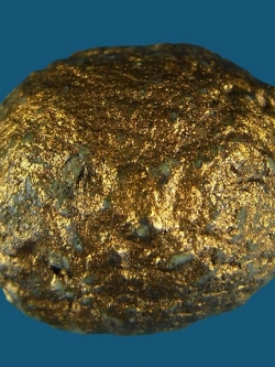 (12) ลูกอมผงพราย เนื้อกระยาสาท บรอนซ์วานิช (น้ำมัน) ขนาด 1.5 ซ.ม.