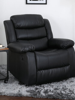 เก้าอี้โซฟา เก้าอี้ปรับระดับ โซฟาหนัง เก้าอี้เอนหลัง โซฟาเดี่ยว เก้าอี้ปรับเอนนอน โซฟาปรับระดับ เก้าอี้ปรับนอน เก้าอี้เอนนอน รุ่น HC-049 (สีดำ)