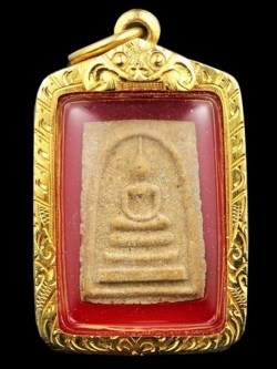 สมเด็จคะแนน ลป.ทิม วัดระหารไร่ หลังยันต์เฑาะว์ ปี 2515