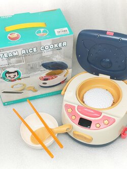หม้อหุงข้าว ตั้งเวลามีไอน้ำเดือด ปลอดภัยสำหรับเด็ก ของเล่นเสริมพัฒนาการ