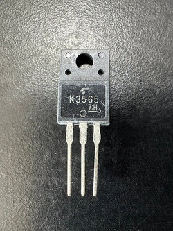 Transistormosfet ทรานซิสเตอร์มอสเฟต เบอร์ K3565 สำหรับซ่อมพาเวอร์บอร์ดปริ้นเตอร์ brother t300/t310/t500/t510w//t810/t910 250 กรัม