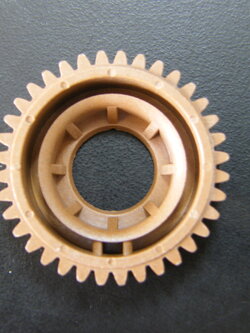 302HS25260/2BR20200 UPPER ROLLER GEAR FOR KYOCERA FS720/820/920/1110/1300/1320/1370/P2135dn/M2635/KM2810 1 กรัม